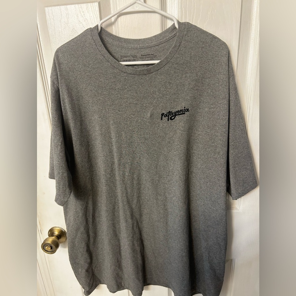 Gray XXL Patagonia “This Land is Their Land” t-shirt